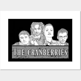 The cranberries // White Retro Posters and Art